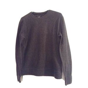 Banana Republic Men Crew neck Sweatshirt, Gray, Small